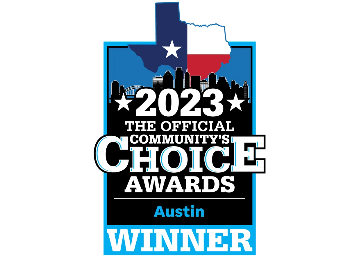 Austin Community Choice Winner 2023. Best Fence Company in Austin